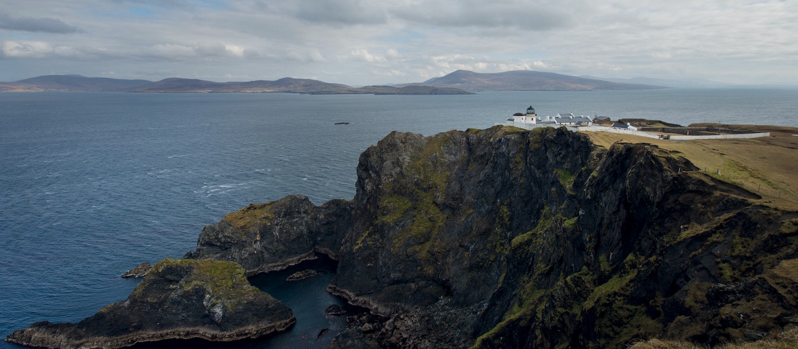 Clare Island Lighthouse, Clew Bay, Co. Mayo, Ireland. (See listing below).