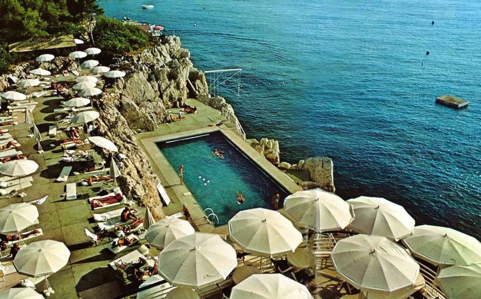 Hotel du Cap-Eden-Roc, Antibes, France in the 1970's