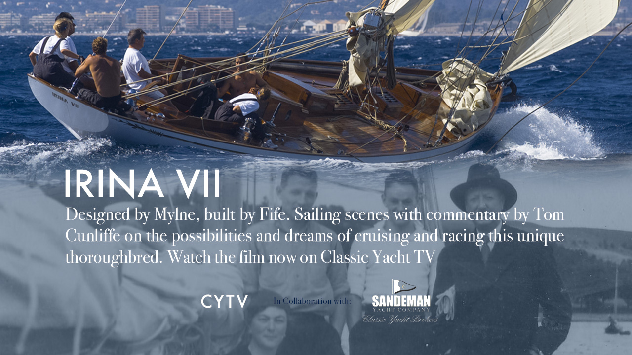 classic yacht video