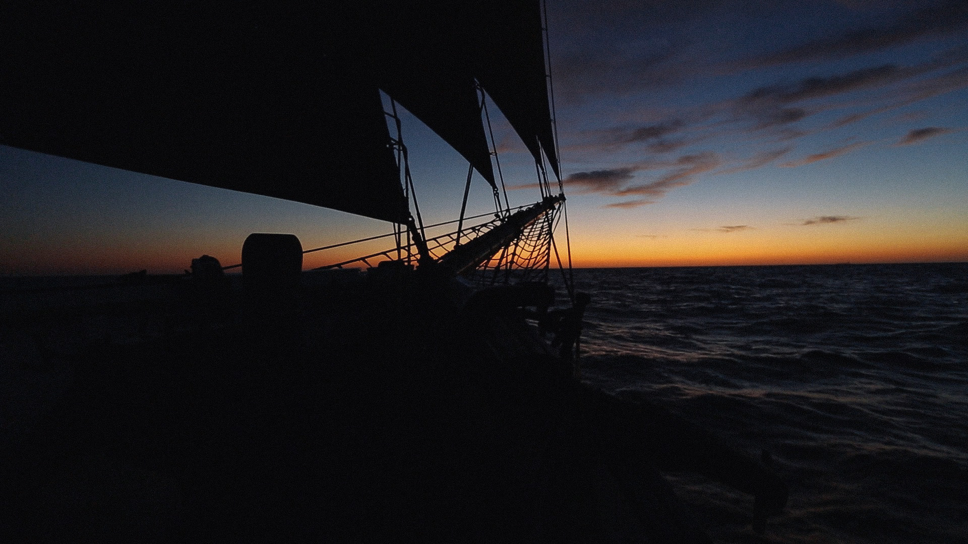 Night watch on board Bessie Ellen