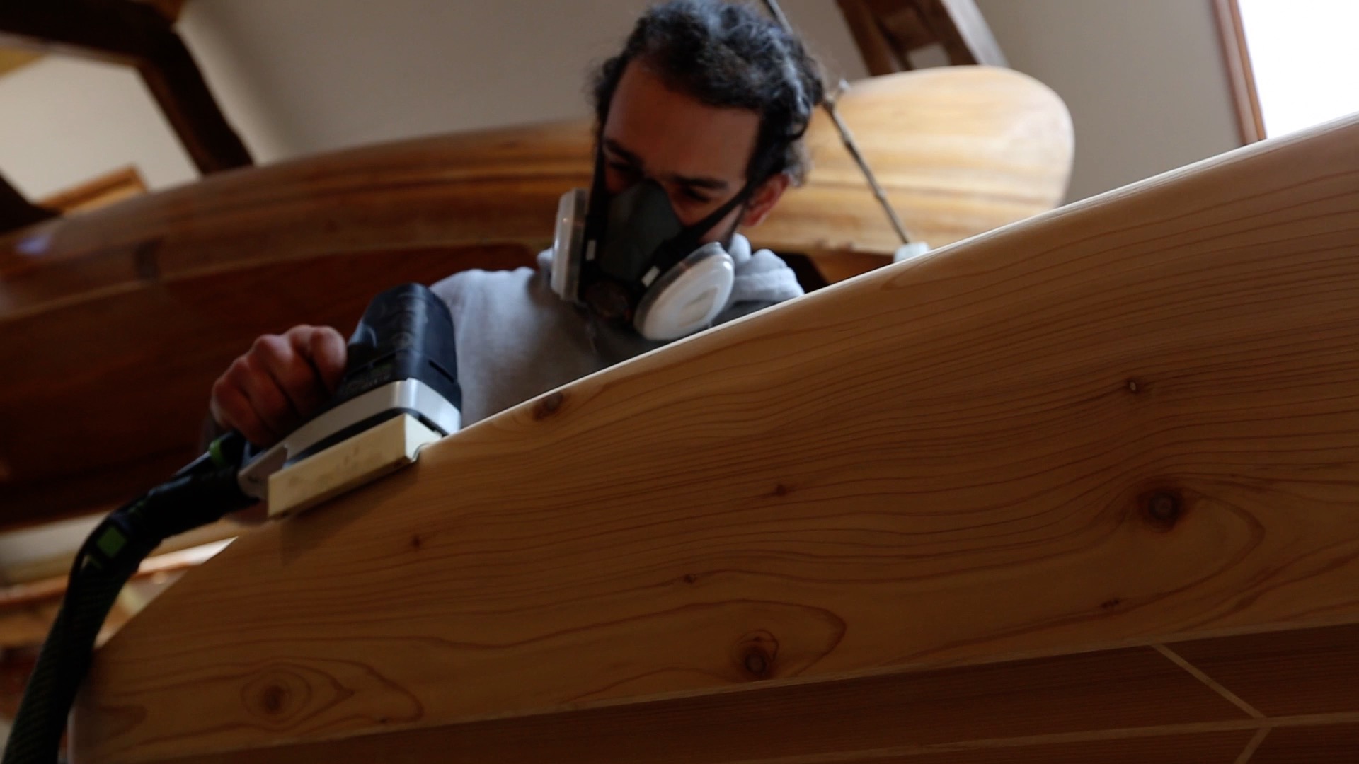  Emily Harris seeks to find out the craft of making wooden surfboards at Lignum Surfboards and why using Festool tools is key in their manufacturing.  