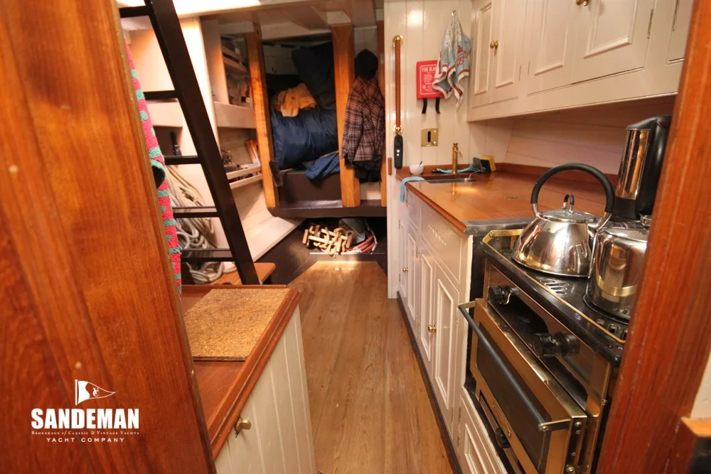 CORNUBIA Crew galley forward crew accommodation