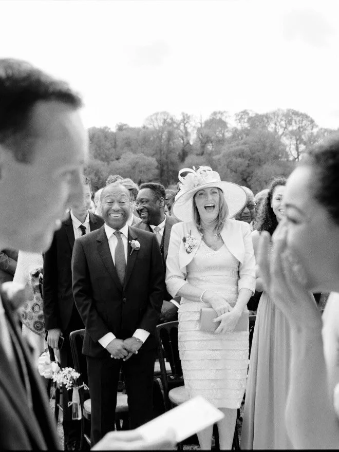 Isabel &amp; Dale @pentilliecastleweddings 
All the pent up emotions releasing. 
I adore the delight on their families faces