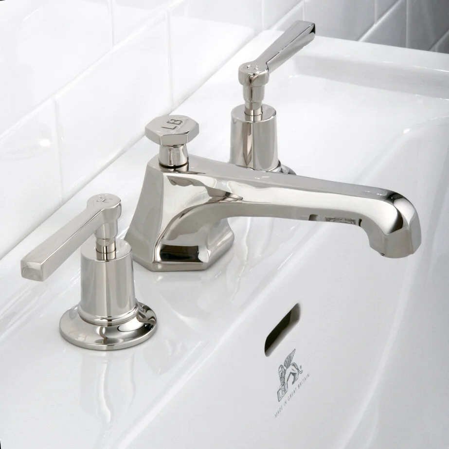 ML 1228 Mackintosh basin mixer with metal levers & pop up waste