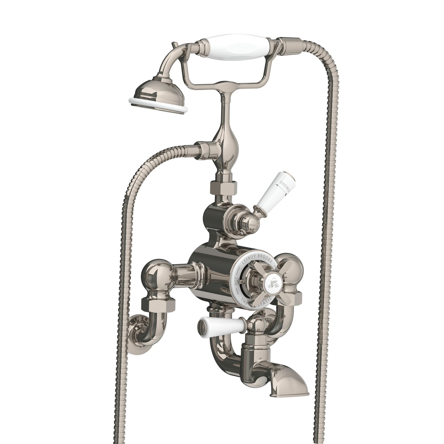 tetraeder Virus Rend WM GD 8823 Classic wall mounted thermostatic bath shower mixer — Lefroy  Brooks (UK & Europe)