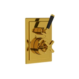 MB 8706 Mackintosh black concealed thermostatic valve — Lefroy 