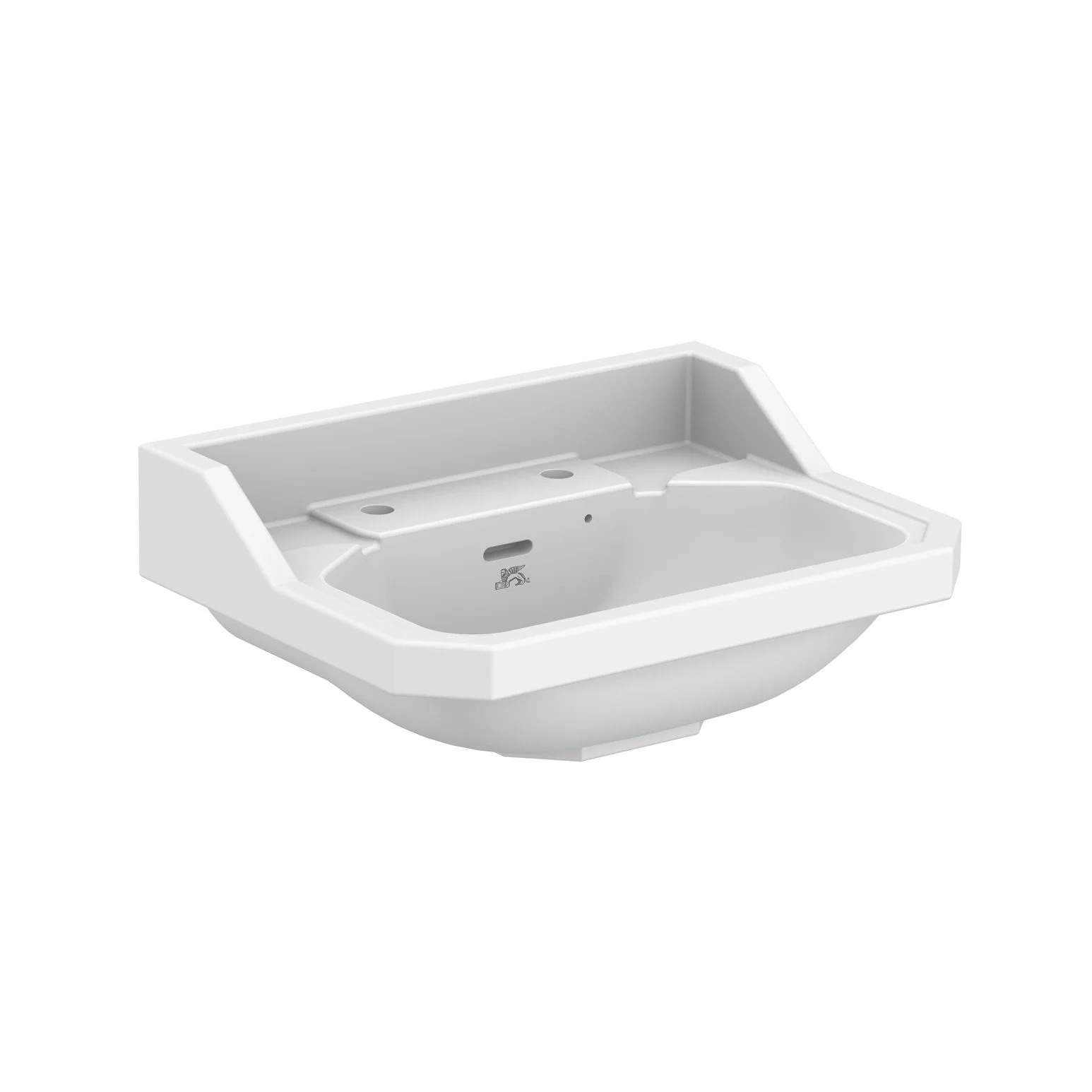 LB 7202   Charterhouse two hole basin (62 cm)
