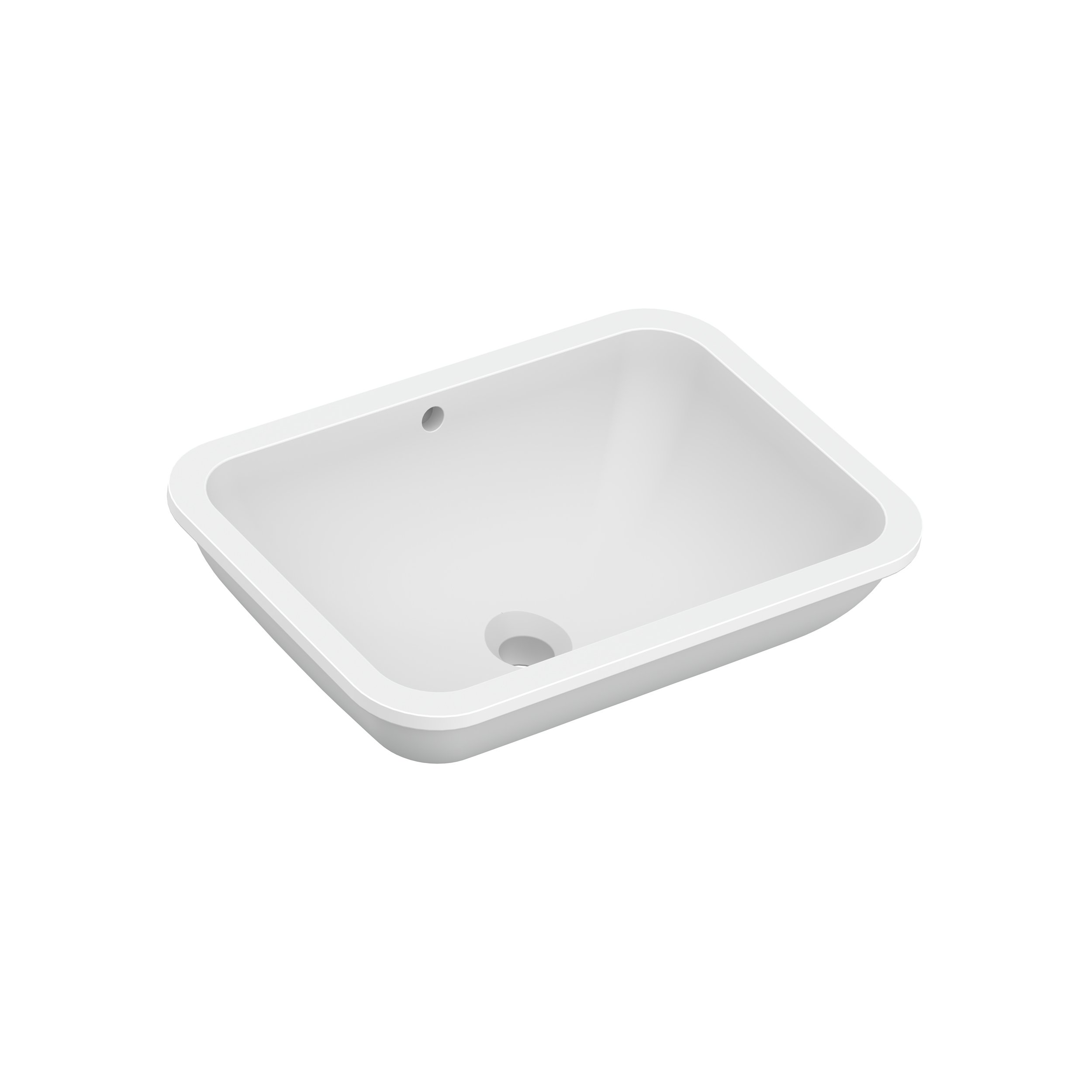 LB 7250   Classic rectangular under counter basin