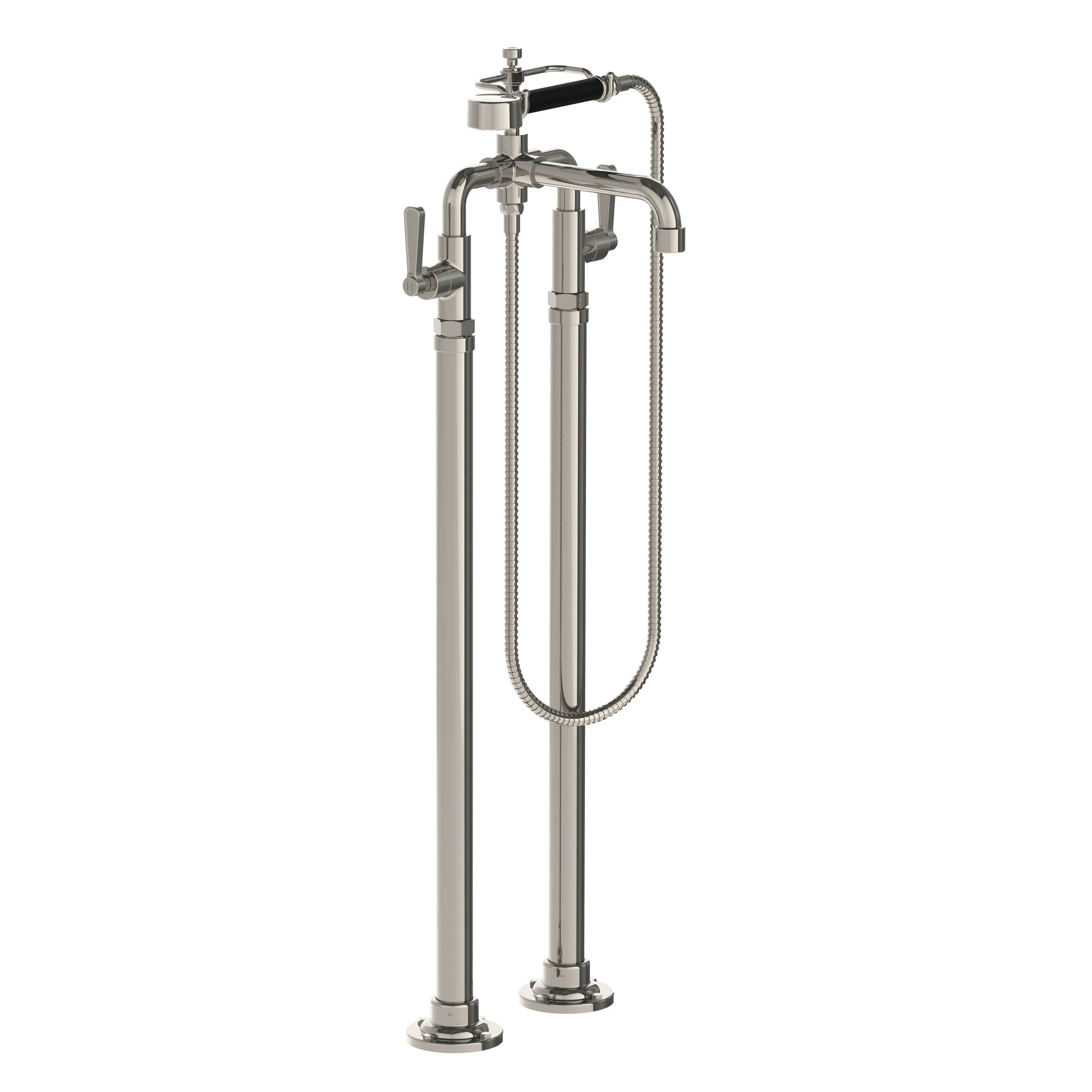 TL 1044   Ten Ten bath shower mixer with levers on standpipes