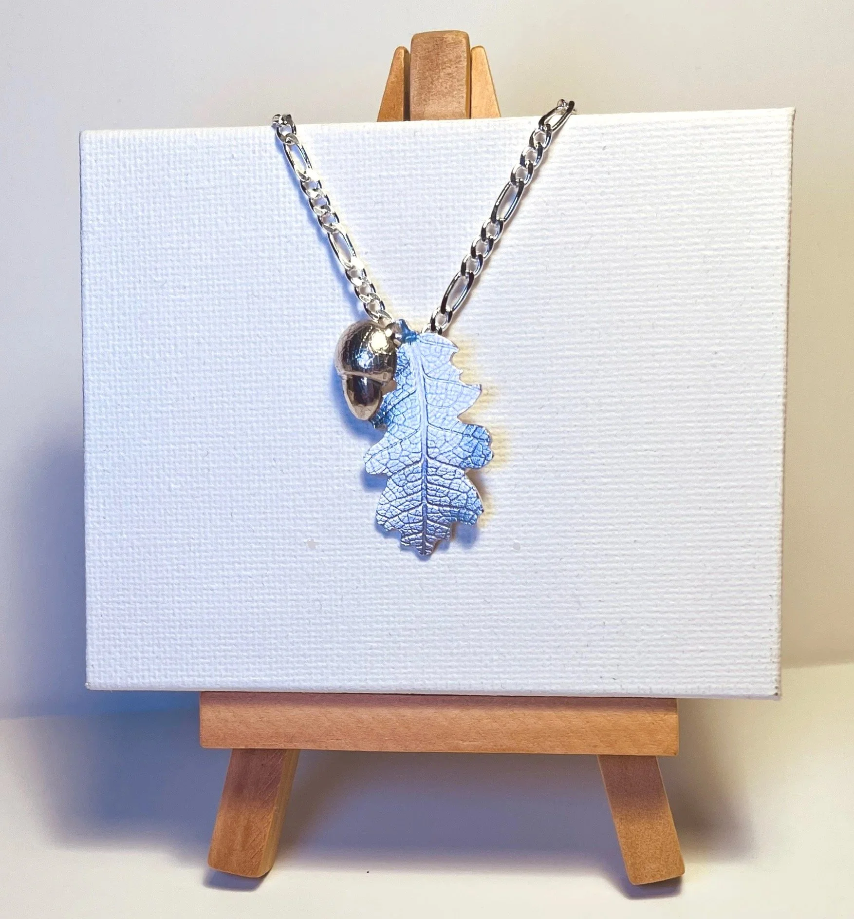 acorn pendant silver