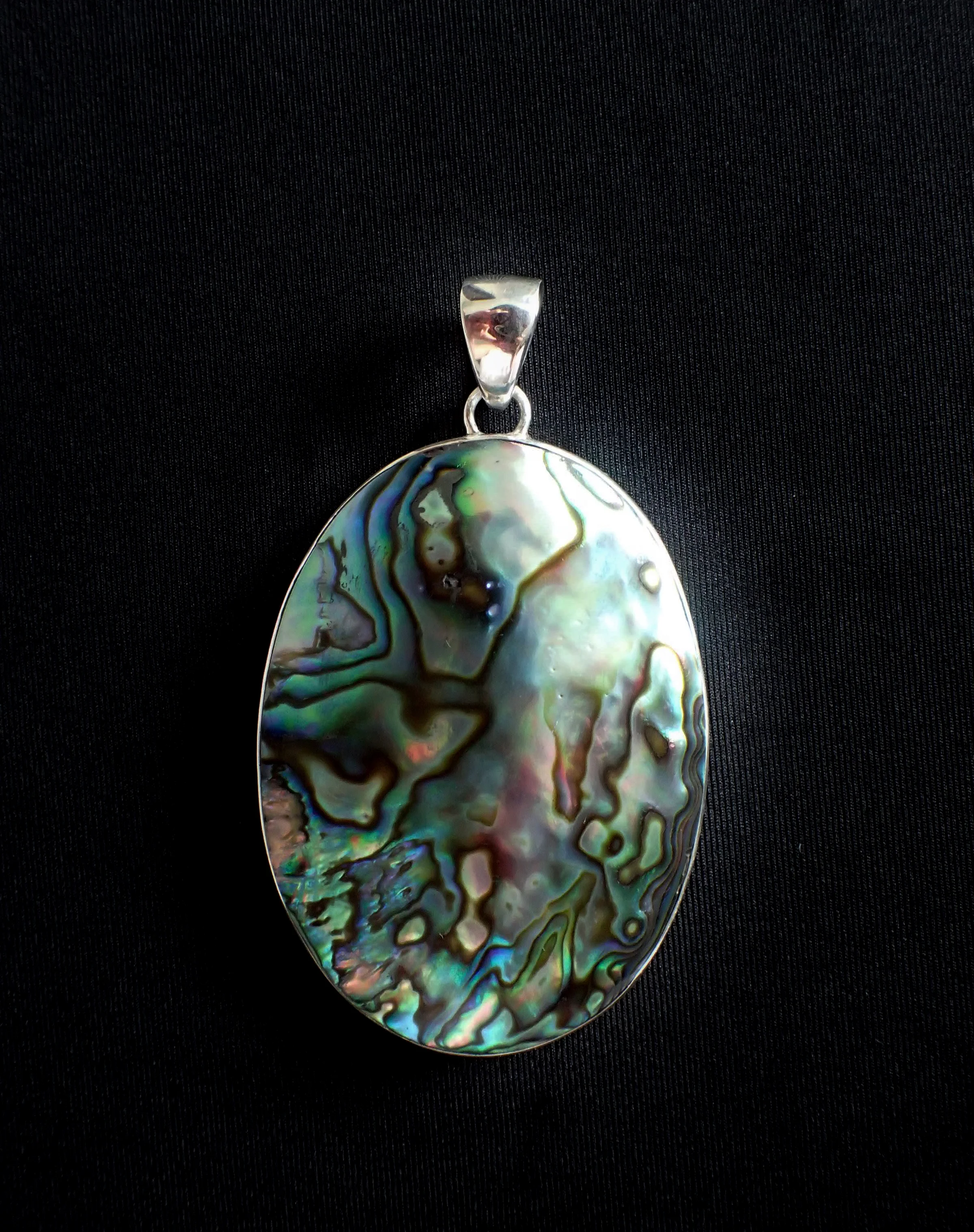 pendant-paua-silver