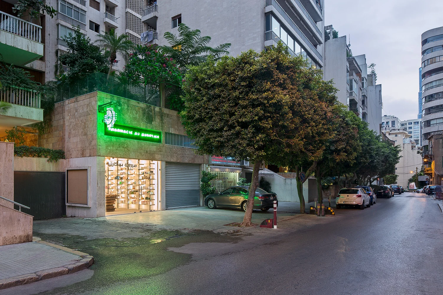 Pharmacie du Quartier - Karim Nader Studio and Blankpage Architects