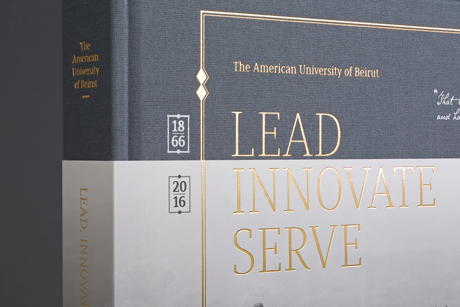 AUB 150 Years Book - Communication Design