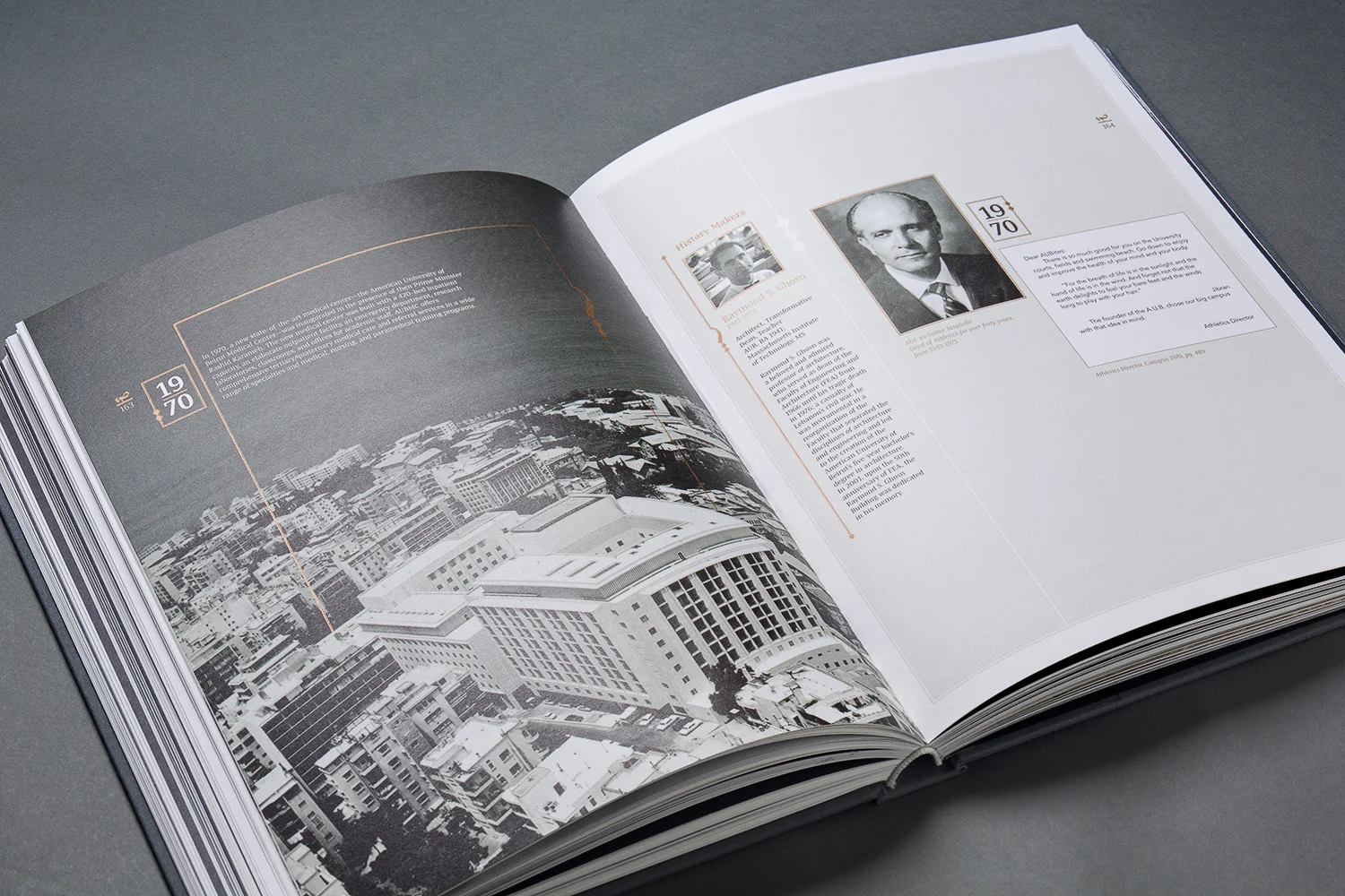 AUB 150 Years Book - Communication Design