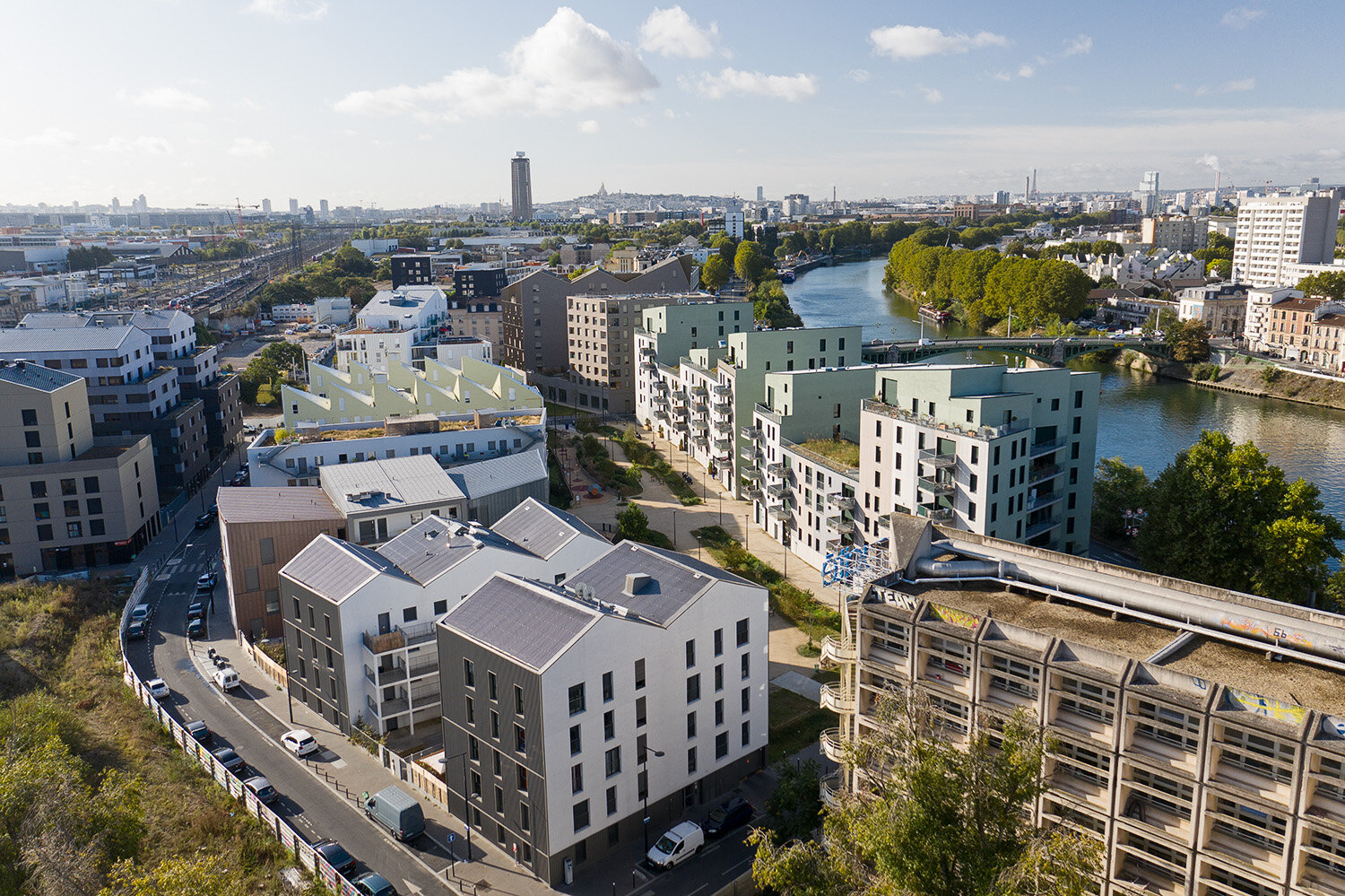  Confluence Saint-Denis - ANMA  Photography: Marwan Harmouche  Drone pilot: Thomas Garcia 