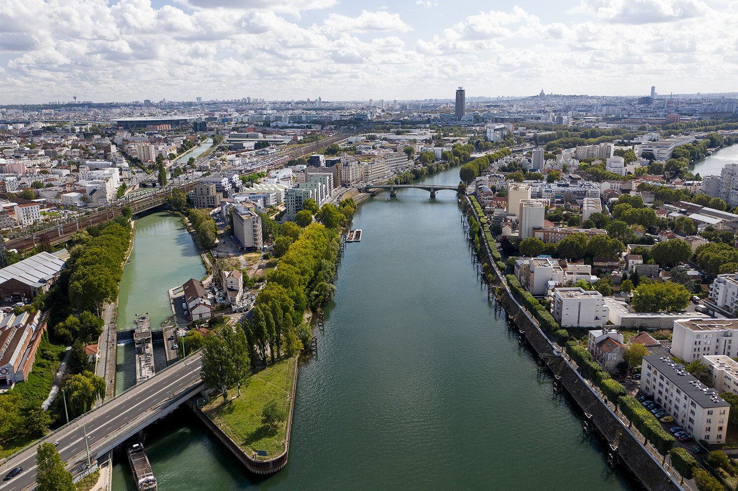  Confluence Saint-Denis - ANMA  Photography: Marwan Harmouche  Drone pilot: Thomas Garcia 