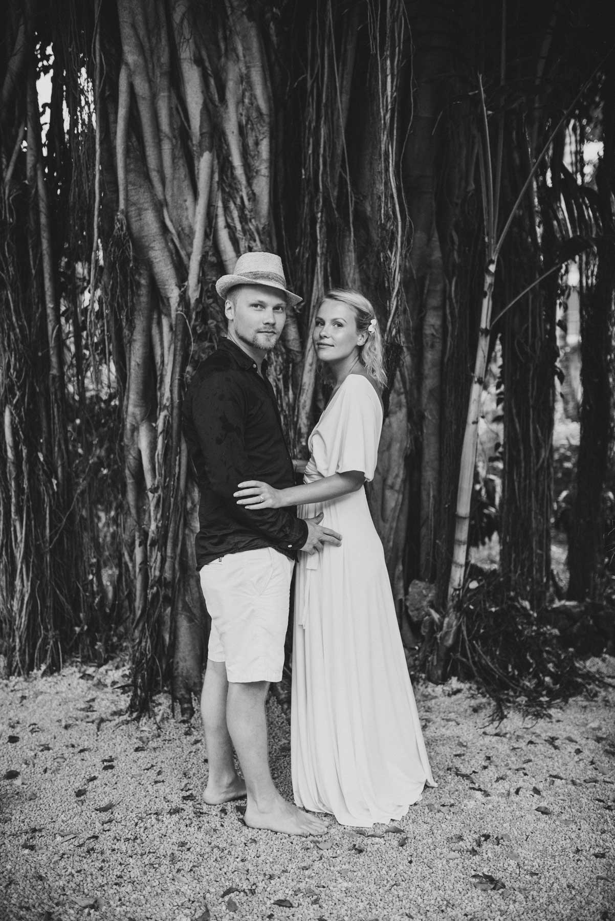 Copy of Sita Kelly | Mauritius Honeymoon Photographer | Couple in front of banyan tree