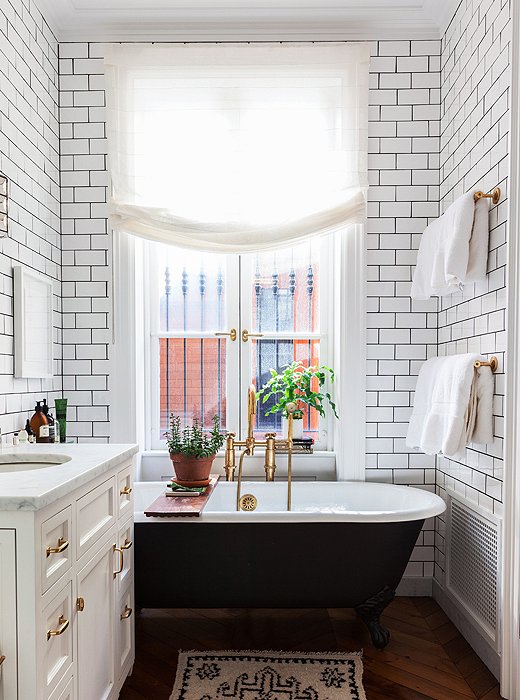 Alexandrea Jarvis Architecture and Interiors | Alison Cayne's West Village Townhouse | Modern White Paint