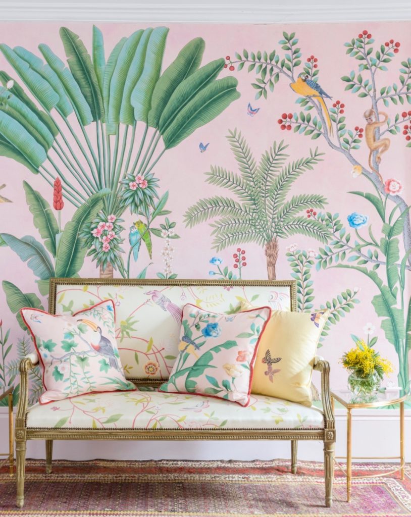 Aquazzura x De Gournay Collaboration | Fashion & Interior Design