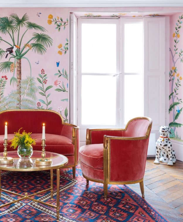 Aquazzura x De Gournay Collaboration | Fashion & Interior Design