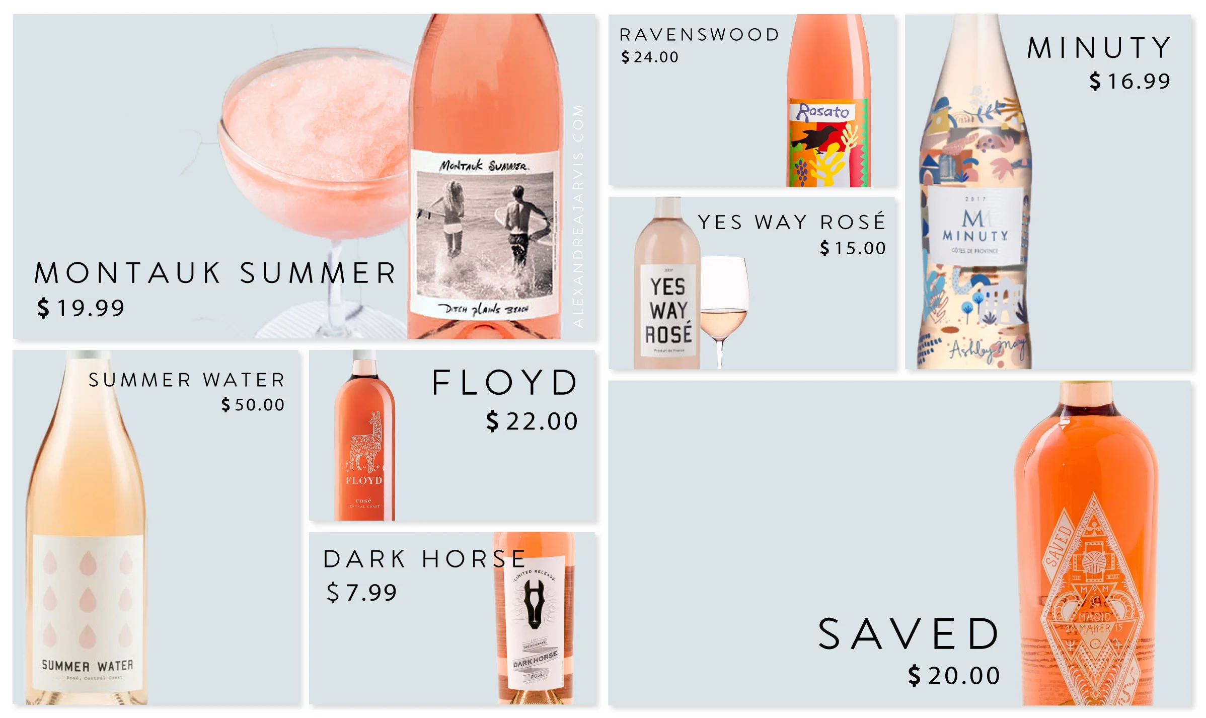 Best Summer Rosé, Rosé Royalty, Favorite Summer Rosé | Alexandrea Jarvis | Dinner Party Devotee