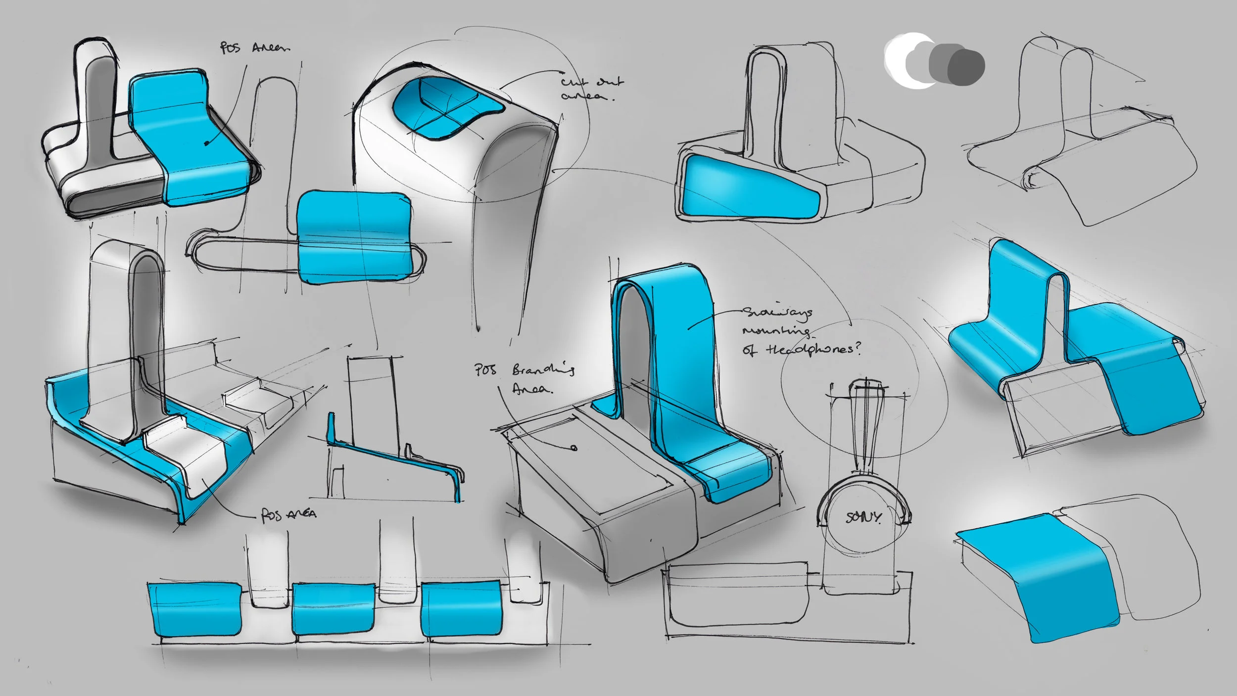 Form exploration from headphone display project.