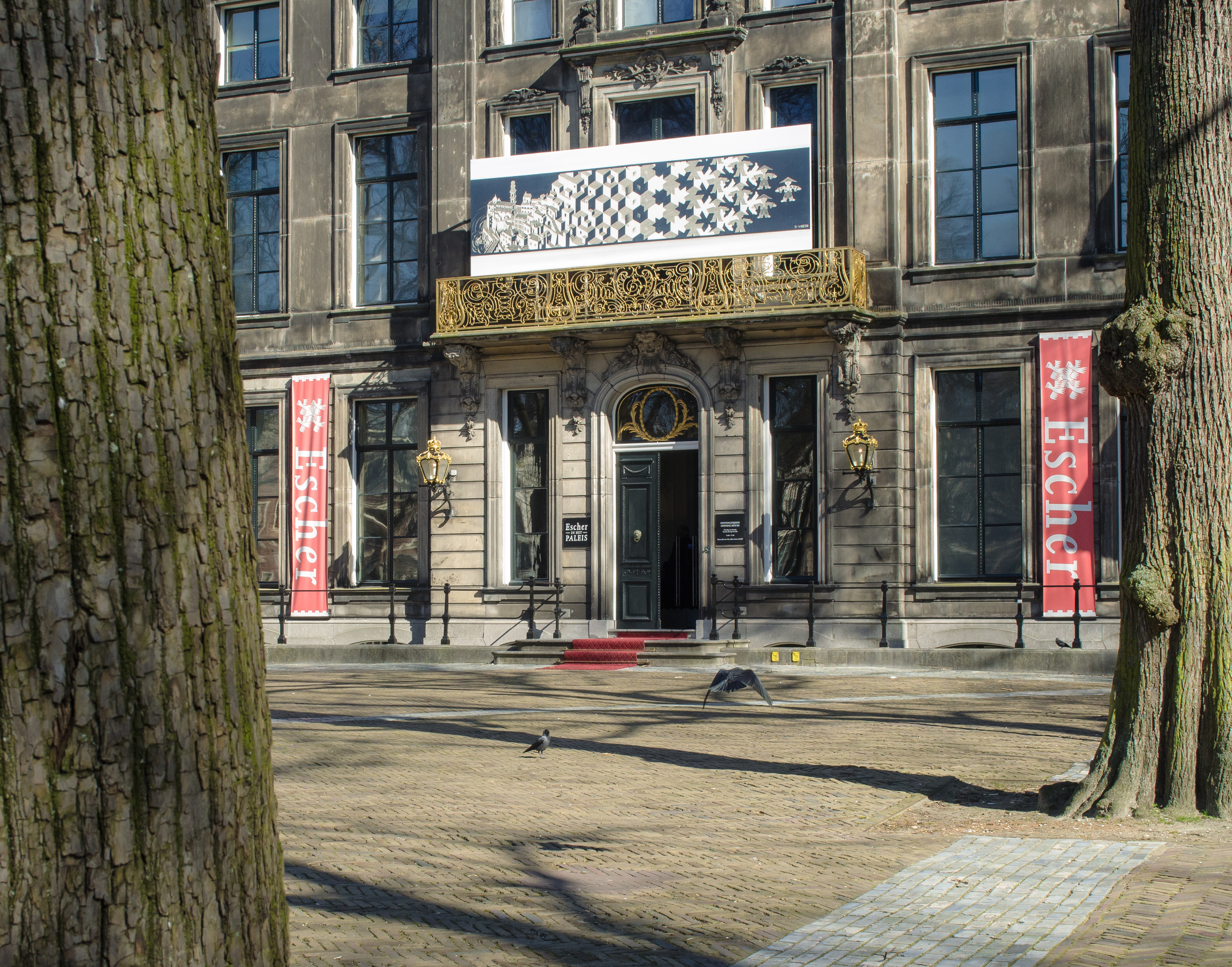 entrance the the Escher Museum