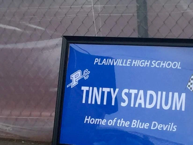 Plainville celebrates completion of PHS turf field