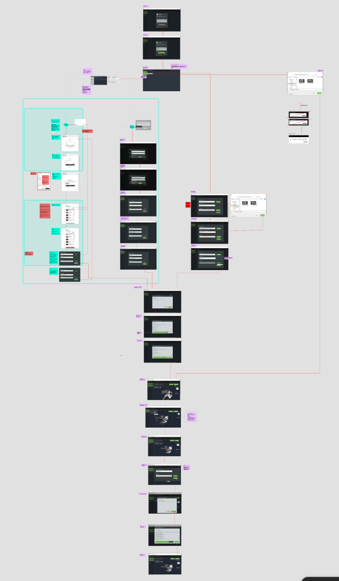 Wireframe Design for ATG