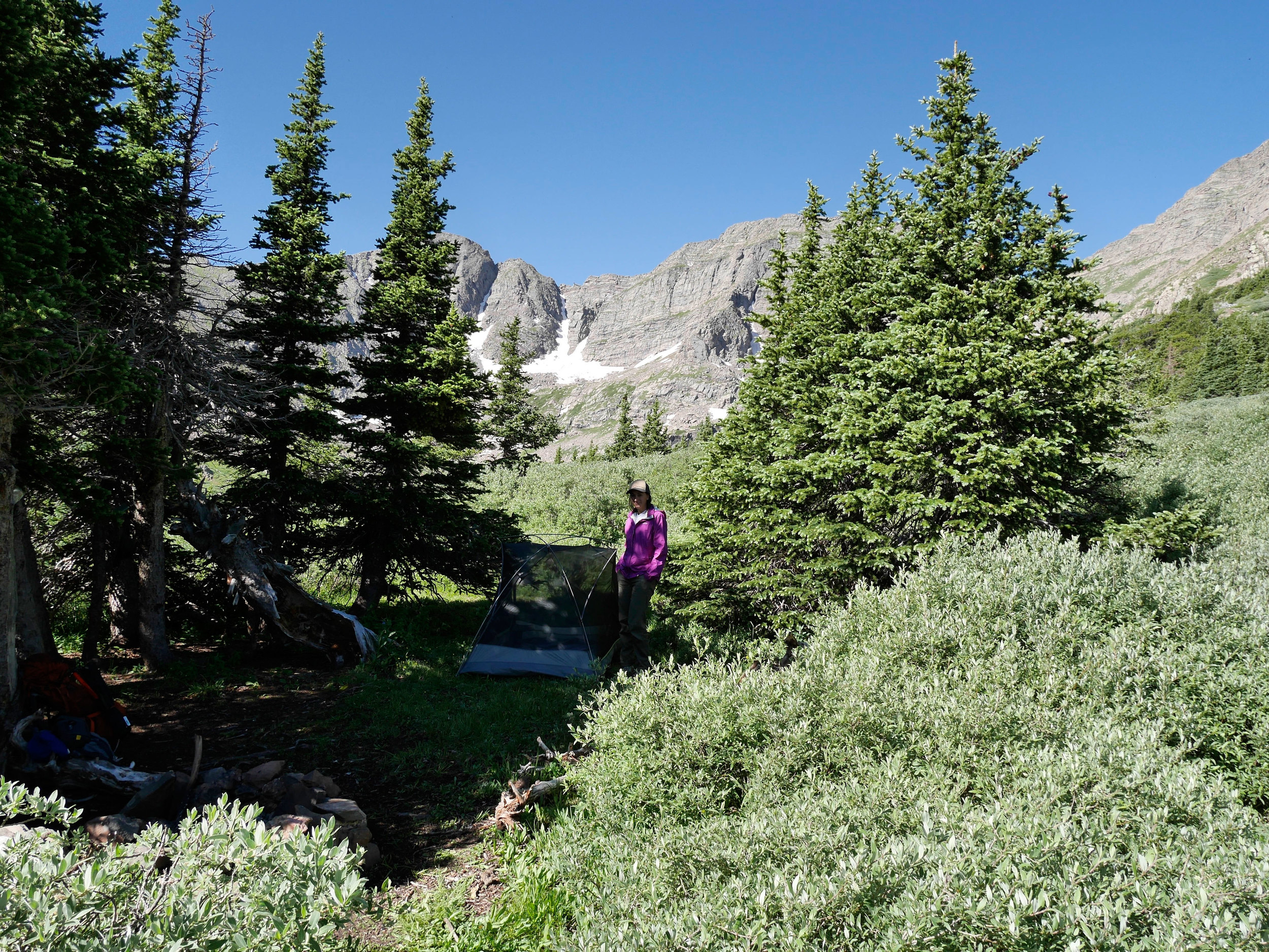 Our campsite for the night