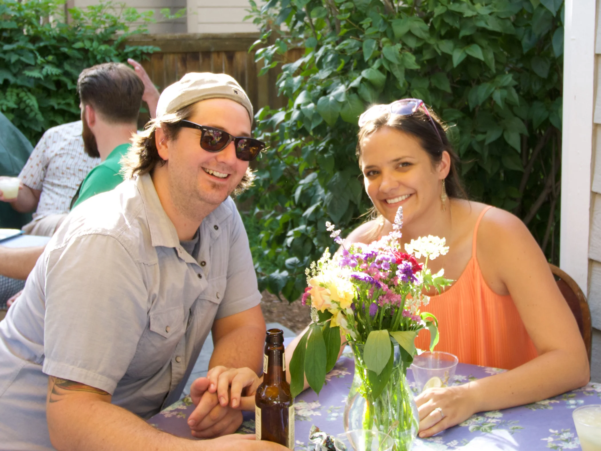 Mat and Emily, our partners in crime