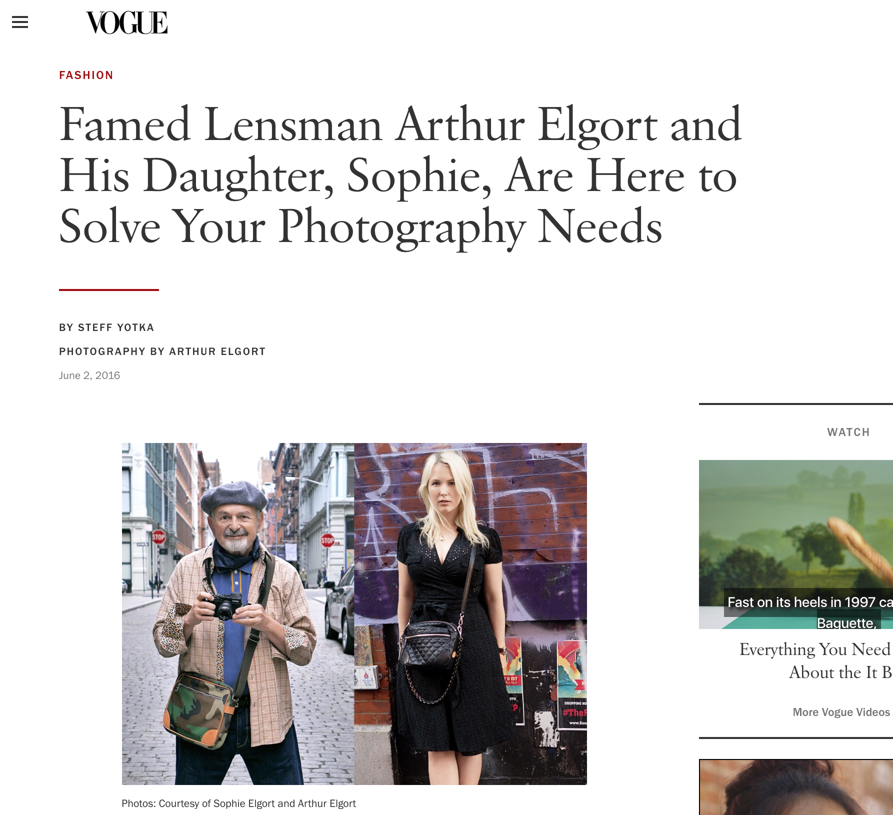VOGUE - Arthur and Sophie