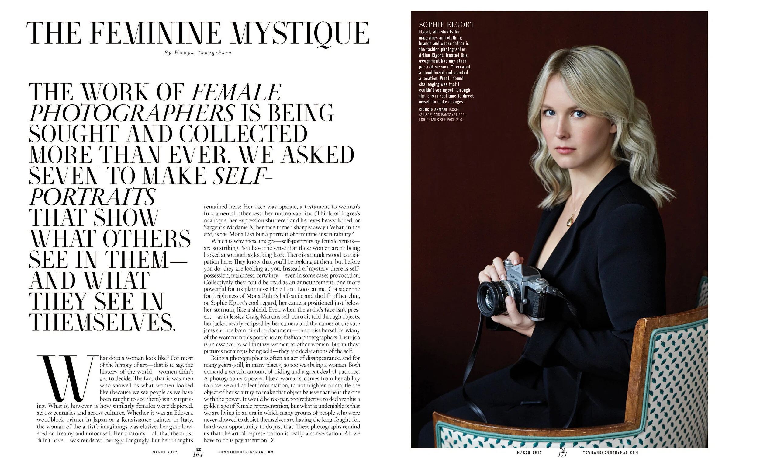 TOWN &amp; COUNTRY - The Feminine Mystique