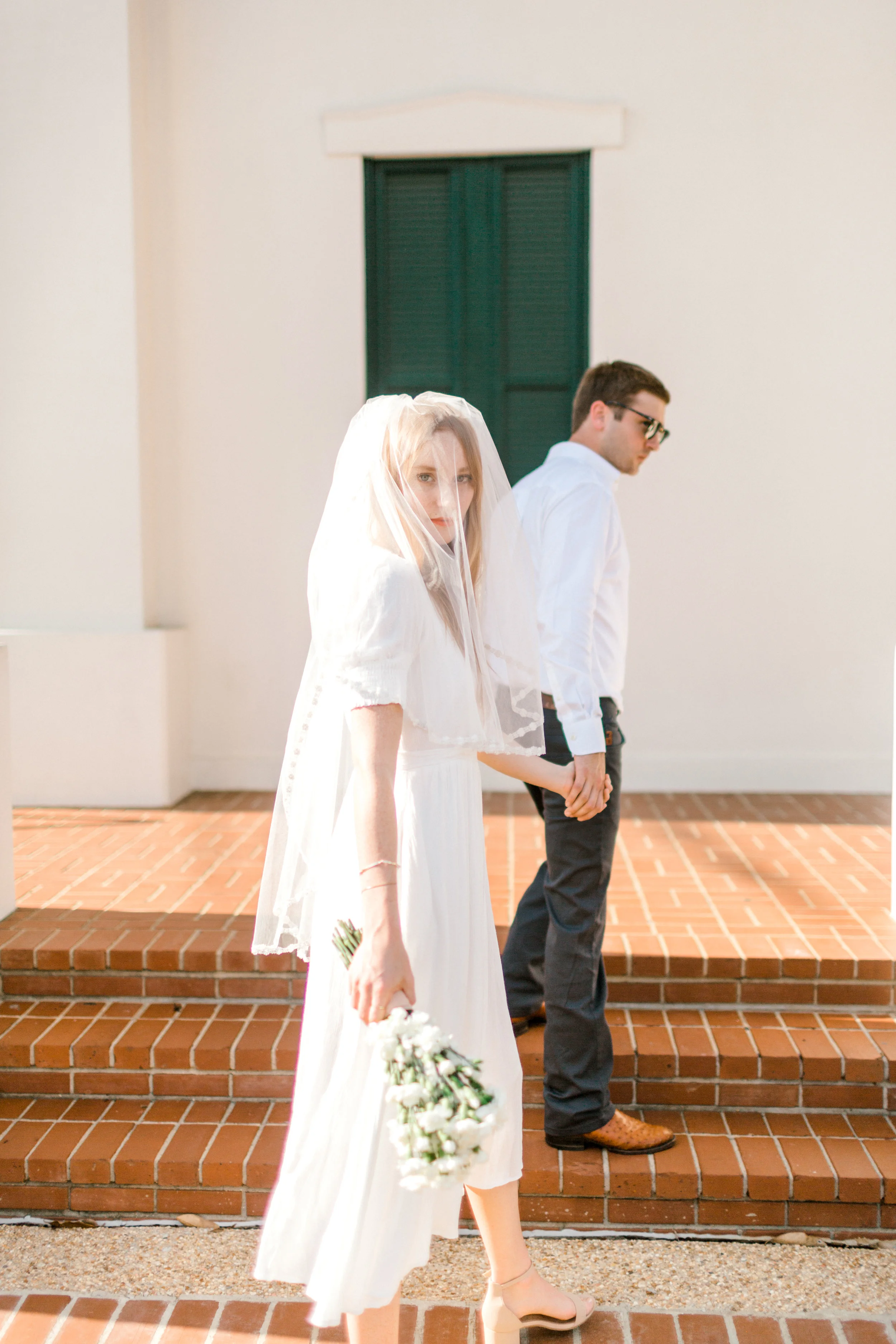 La Creme Dress (GM) / Veil (It’s a Date) / Shirt (Reed’s) / Pants (GM)
