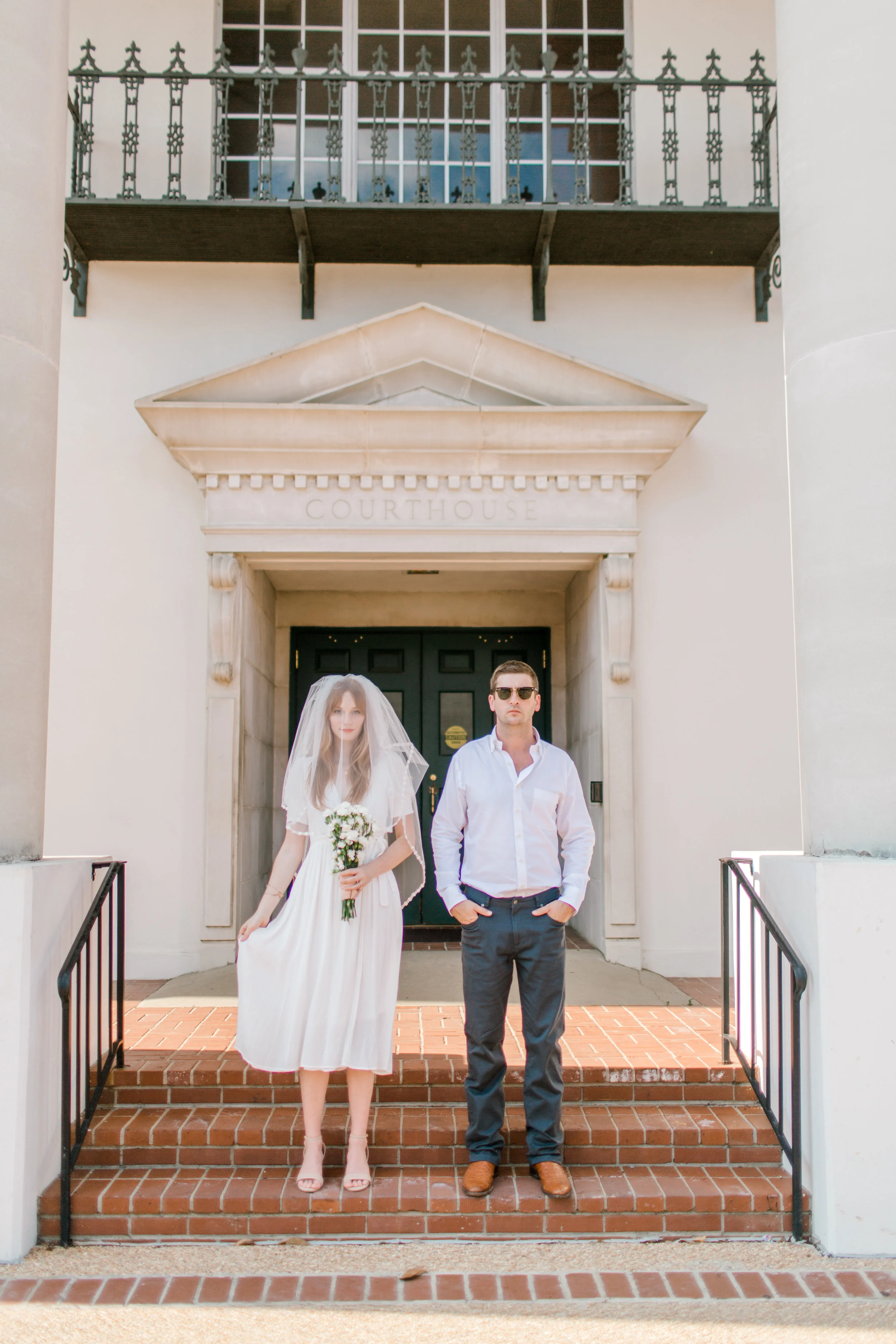 La Creme Dress (GM) / Veil (It’s a Date) / Shirt (Reed’s) / Pants (GM)