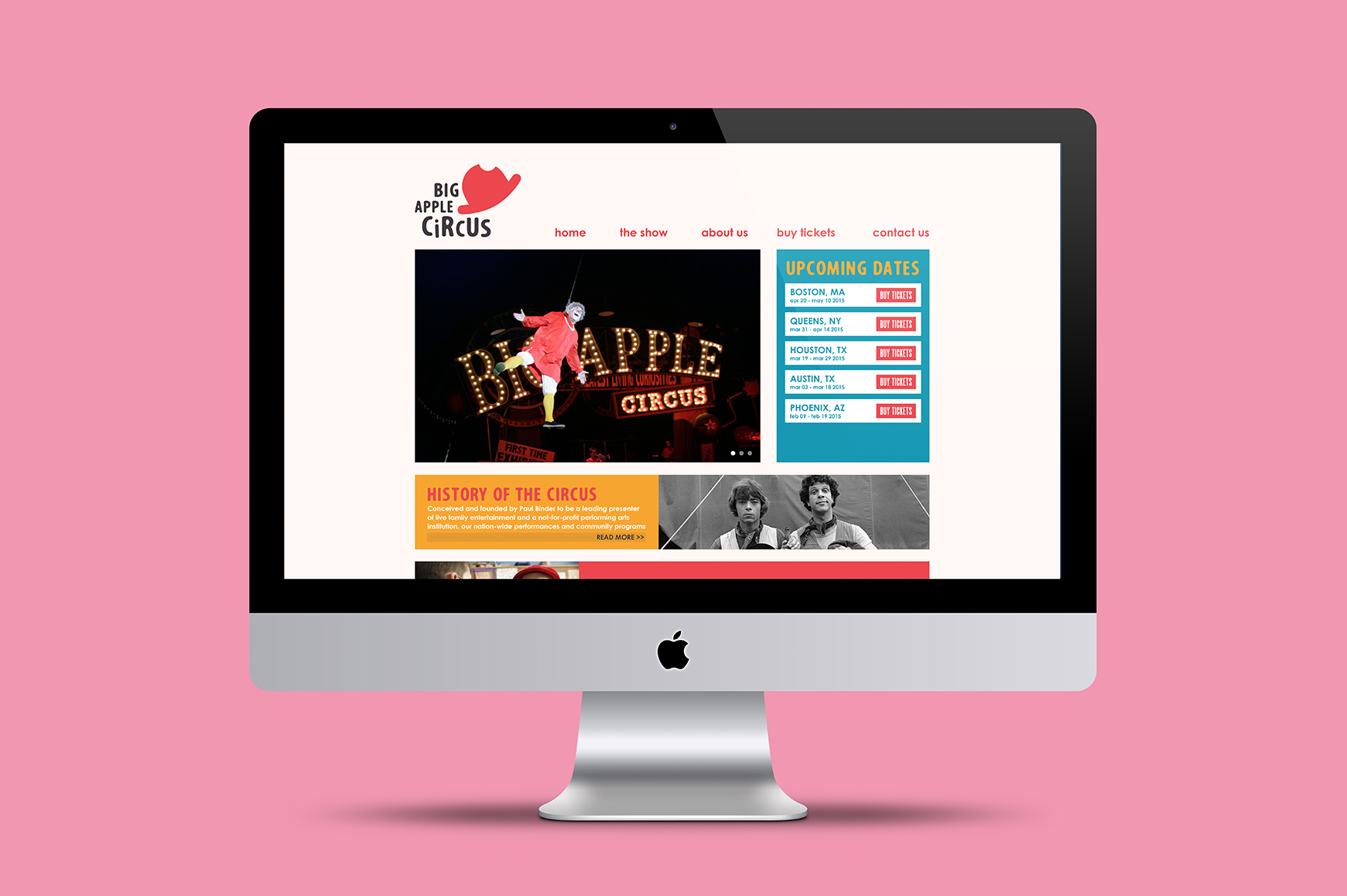 BIG APPLE CIRCUS WEBSITE