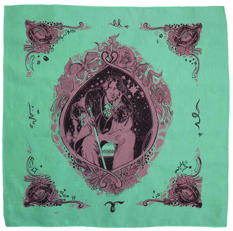 Edition of 200 hand screen-printed Bandana's for Salad Magazine, Issue II: Camp