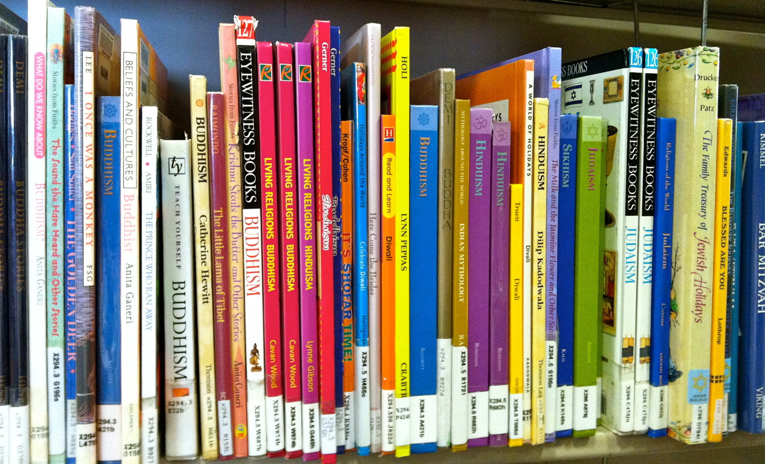Library books
