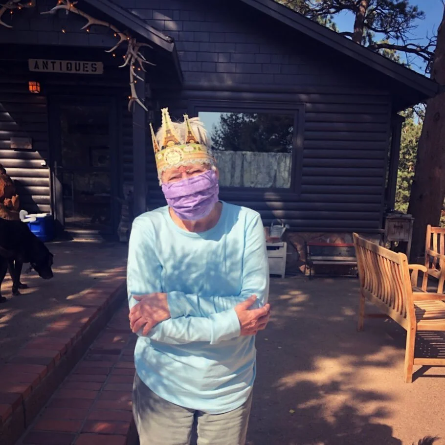 This strong, sweet, creative soul just turned 81! Jen and I took 2 Covid tests each and drove straight through so we could be here for it. It&rsquo;s been games and food and drives through the mountains for the last two days. Grateful, grateful. Time is a gift.