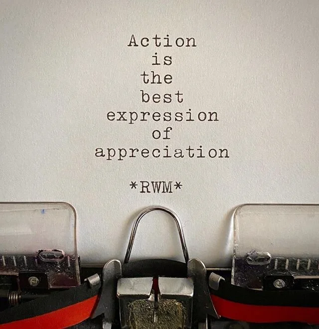 Action is appreciation in expressed form. If you appreciate it, do something with it... #successmindset #successcoach #lifecoach #richardmorgancoaching #appreciate #action