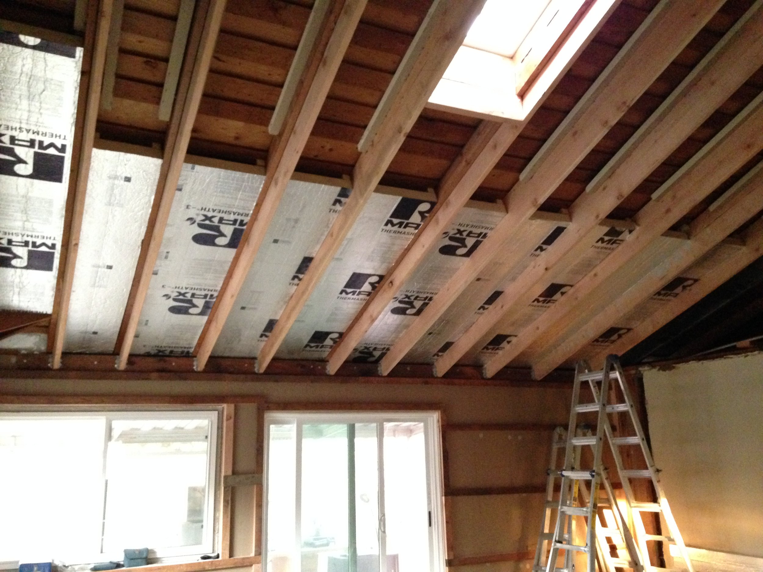 How We Turned Our House Into A Giant Foam Box Part Ii Ceiling