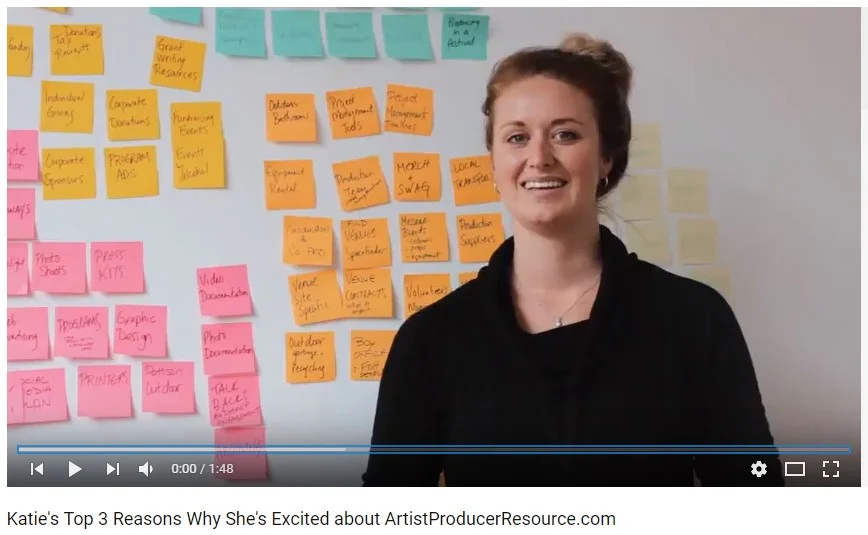 Katie's Top 3 Reasons Why She's Excited about ArtistProducerResource.com