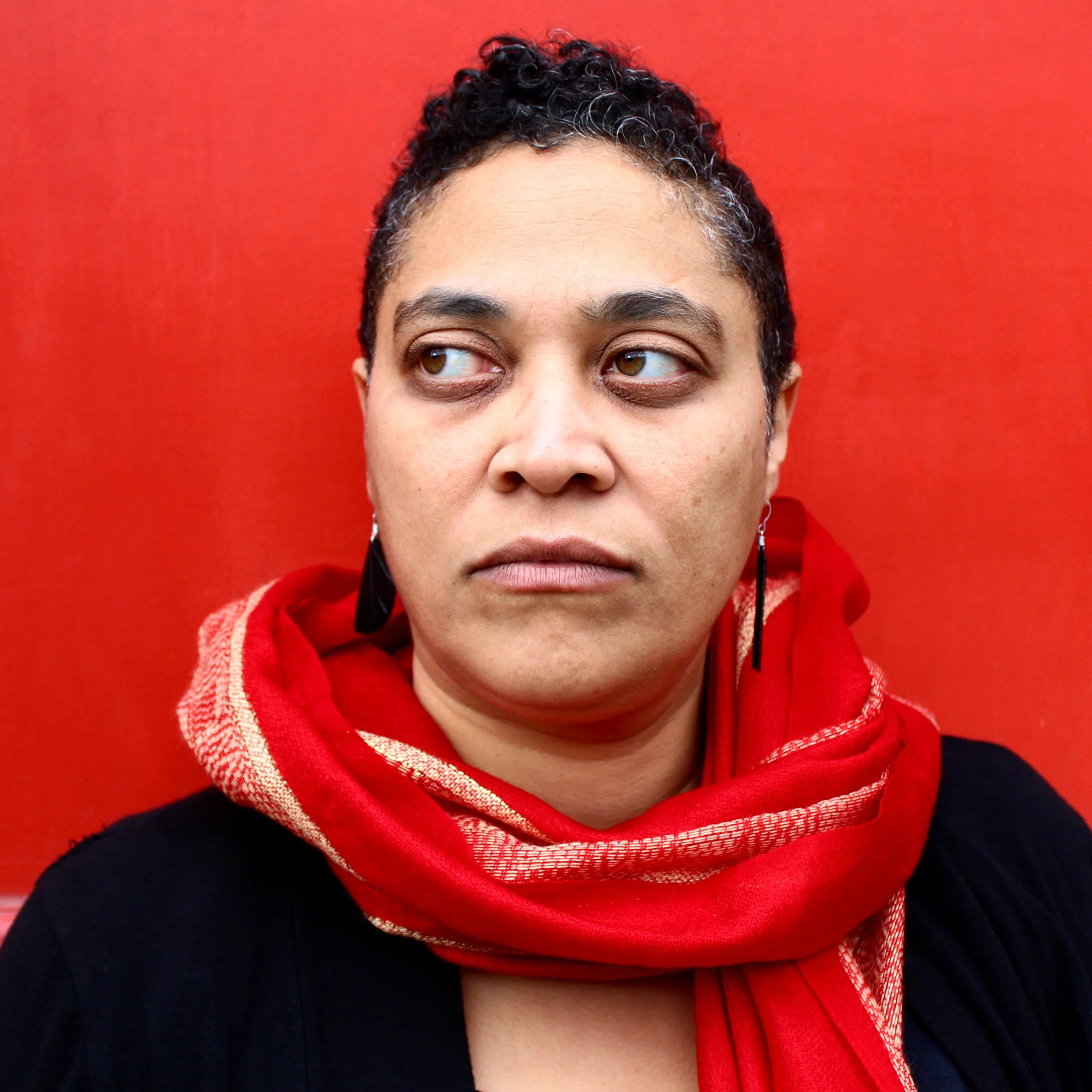 Donna-Michelle St. Bernard aka Belladonna the Blest is an emcee, playwright and agitator. Recent works for the stage include Cake (New Harlem Productions), The Only Good Indian (Pandemic Theatre) and Sound of the Beast (Theatre Passe Muraille). DM endeavours to develop a thoughtful, just and joyful practice. Upcoming: Forbidden with composer Afarin Mansouri (Tapestry Opera).