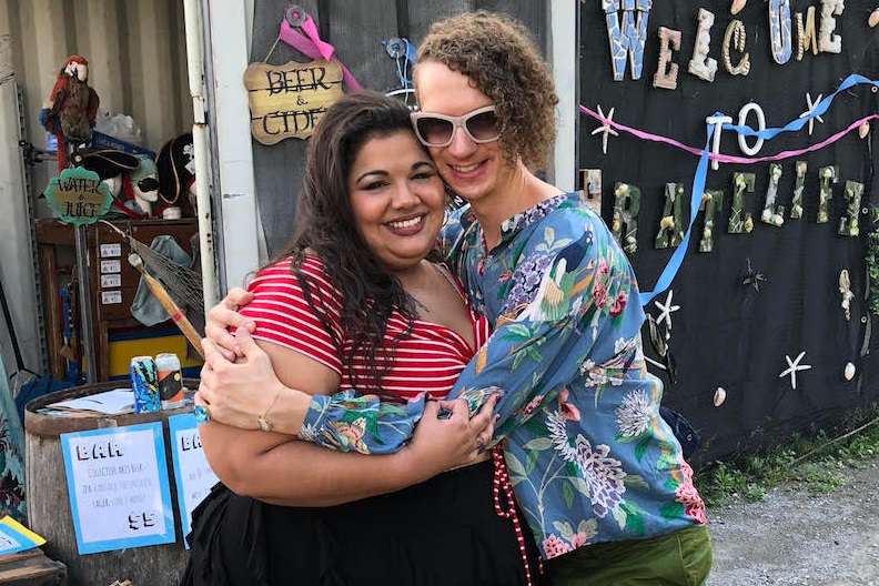 Yolanda Bonnell and Cole Alvis of manidoons collective