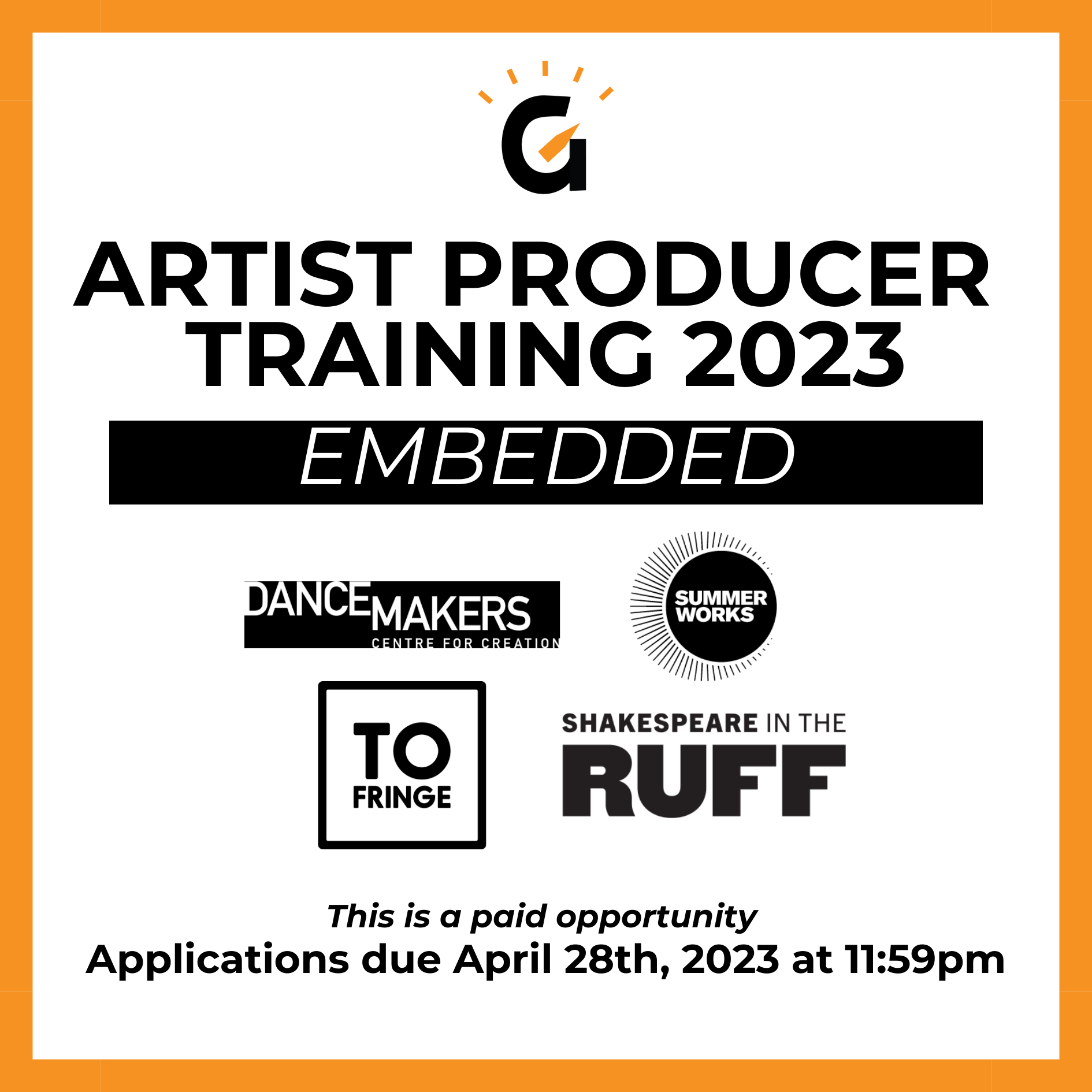 Call for the 2023 Artist Producer Training Program (APT Embedded) 
