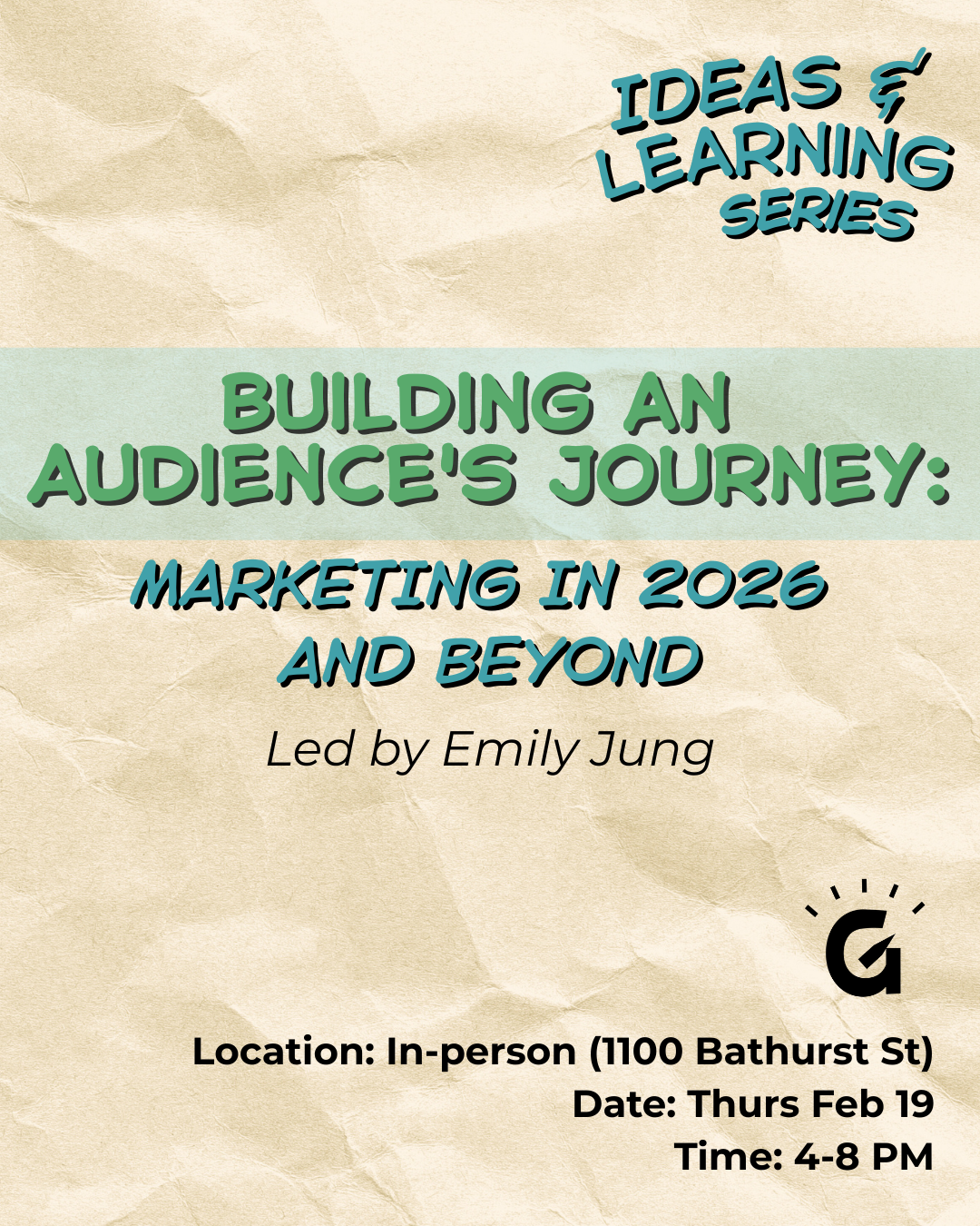 Building an Audience's Journey: Marketing in 2026 and beyond Led by Emily Jung