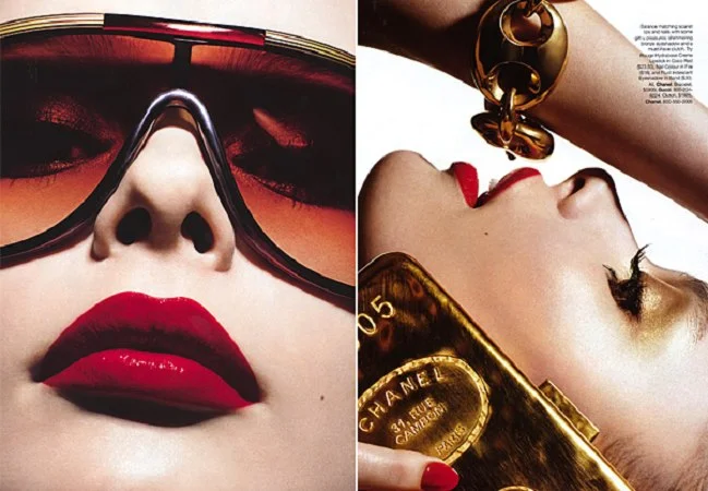 HARPER'S BAZAAR-Red Hot & Gold
