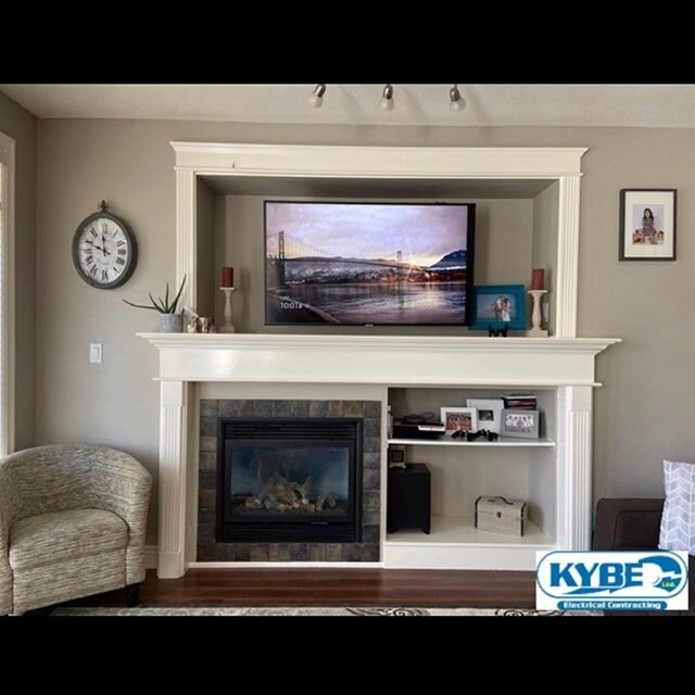 DID YOU KNOW // Kybe has been mounting and hanging TVs for our clients for years 📺 With everyone spending more time at home watching Netflix or doing virtual workouts, there's no better time to mount that TV of yours or upgrade to a larger one. Bett