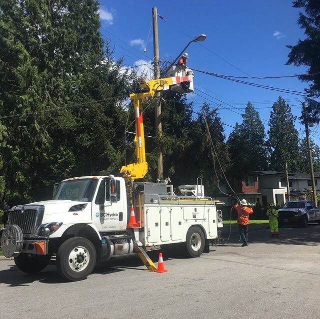 POWER ON // Today was a beautiful day to have our 400Amp main electrical service connected by @bchydro at a new home in North Vancouver. That&rsquo;s enough power for 2 EV Chargers, outdoor patio heaters and just about anything else you might want in