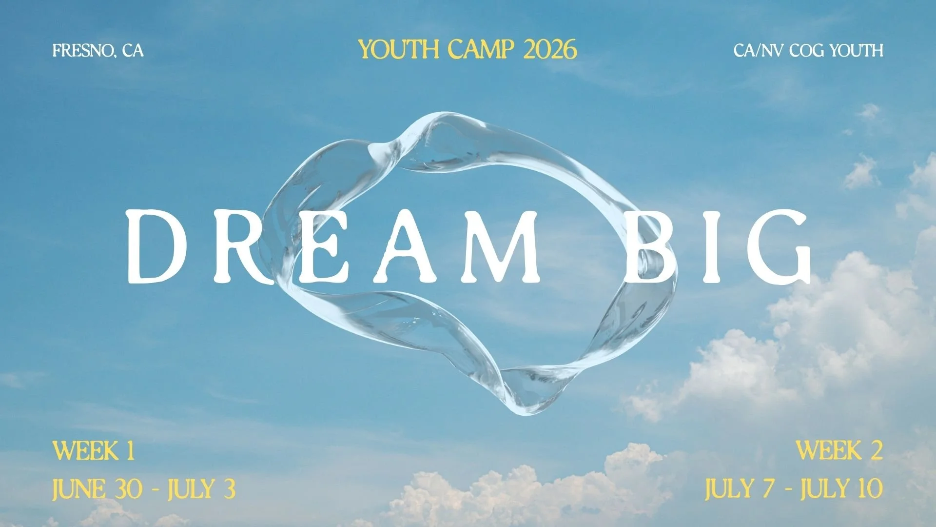 Youth Camp 2026 Week 1 